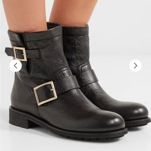 Jimmy Choo Youth Leather Ankle Boot